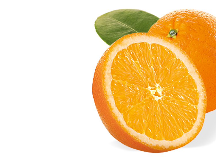 Orangen rechts